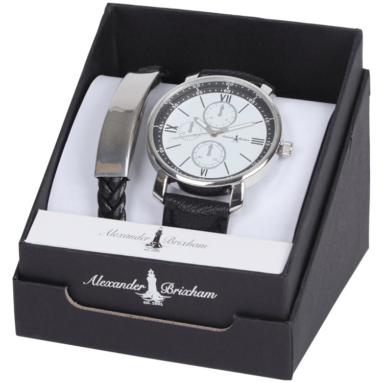 Zestaw upominkowy zegarek + bransoletka Alexander Brixham