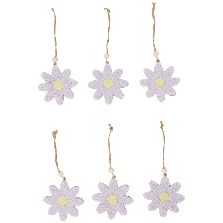 Pendentes de flores com revestimento aveludado e felpudo Home Accents