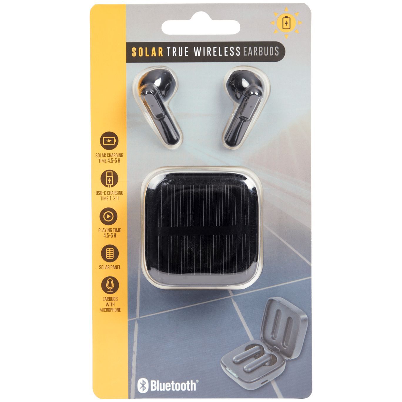 Auriculares inalámbricos de carga solar