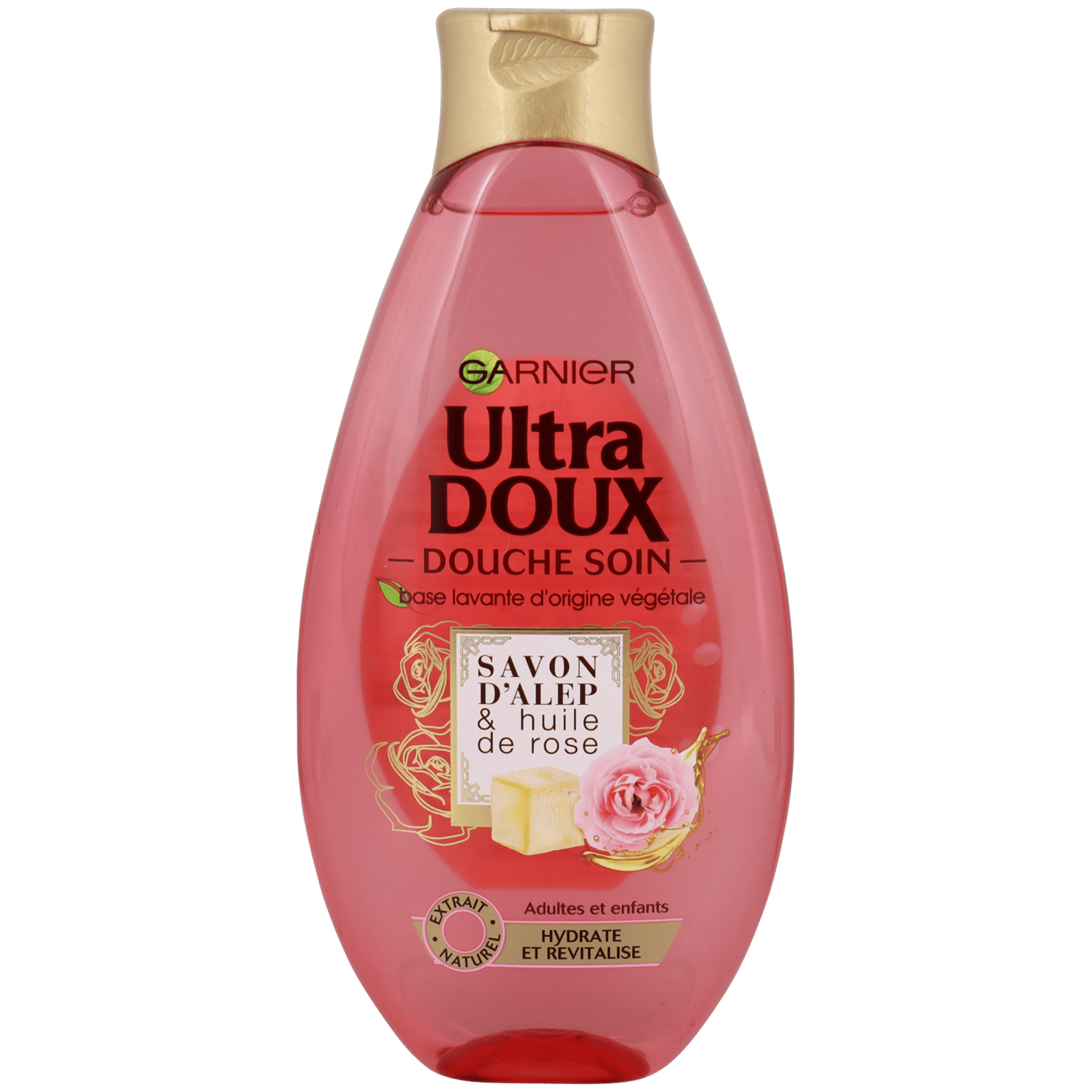 Ultra Doux gel douche Garnier Rose