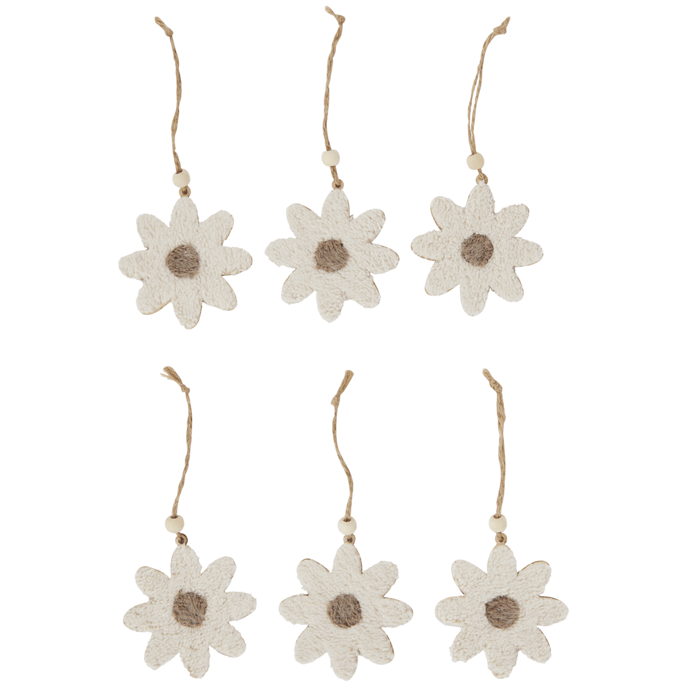 Pendentes de flores com revestimento aveludado e felpudo Home Accents