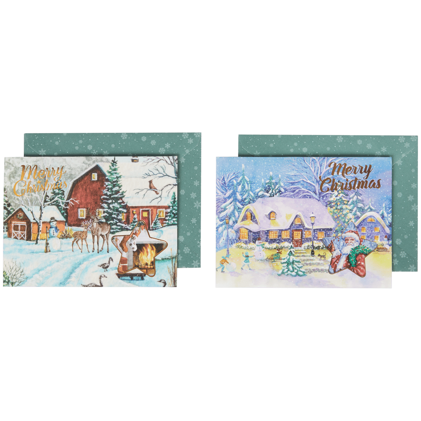 Cartes de Noël de luxe