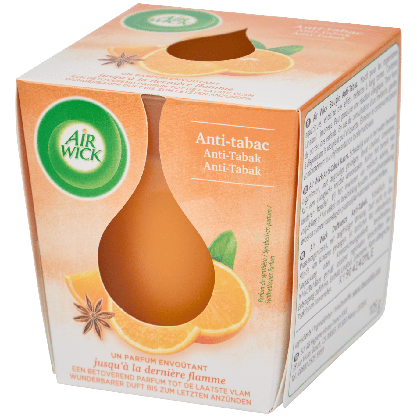 Air Wick Essential Oils Duftkerze Anti-Tabak