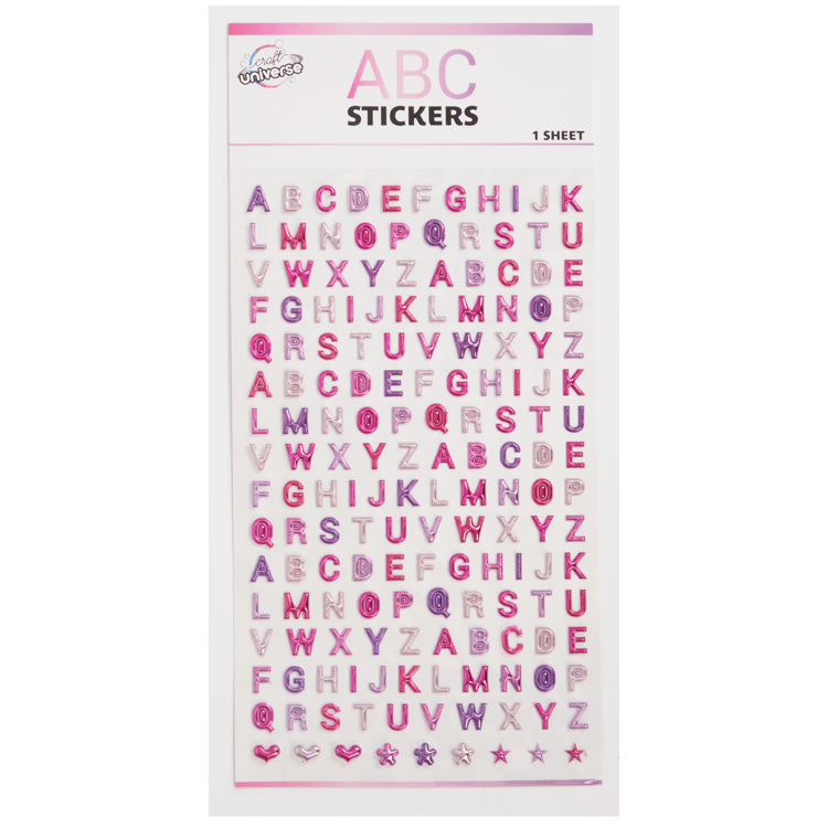 Letras adhesivas Craft Universe