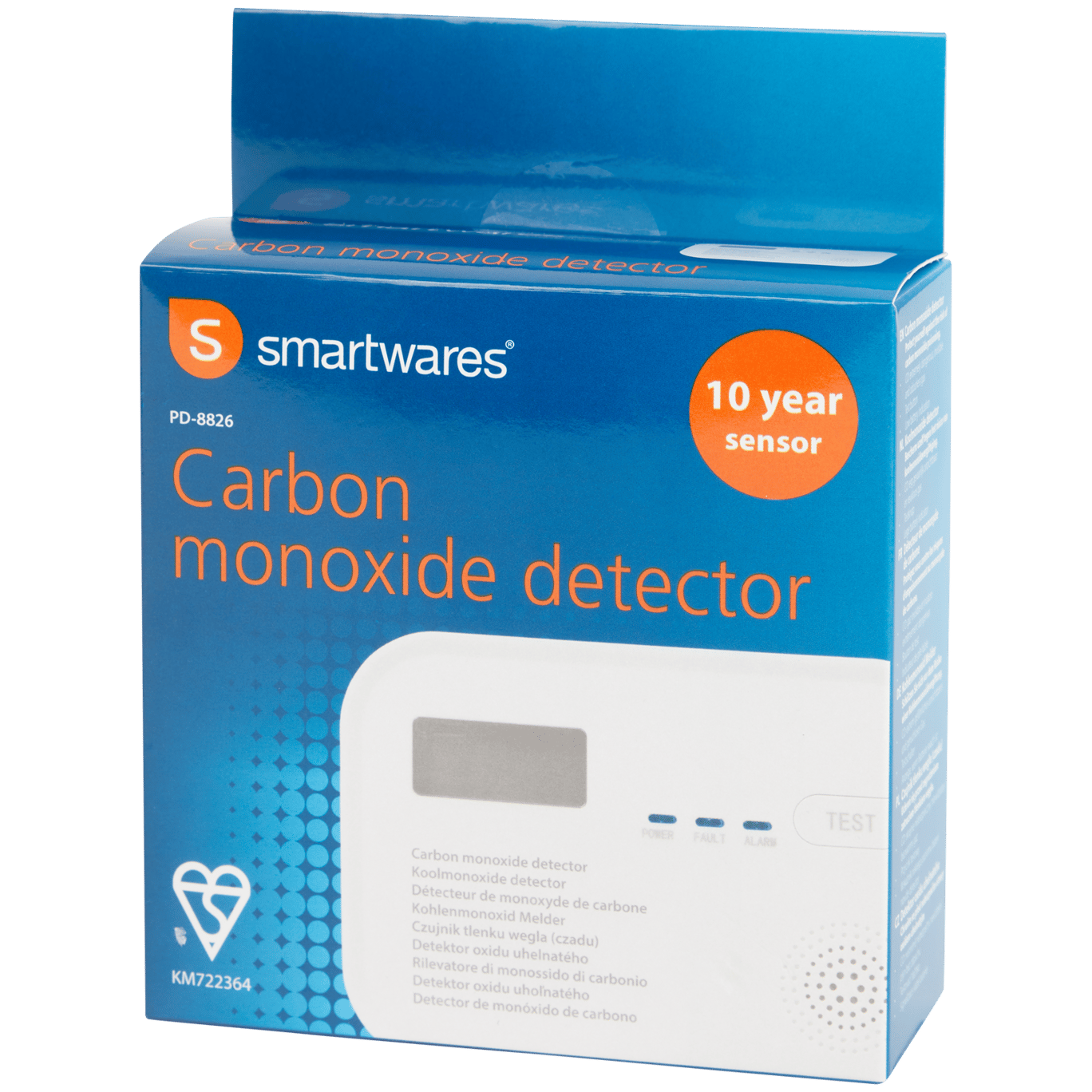 Detector monóxido de carbono Smartwares
