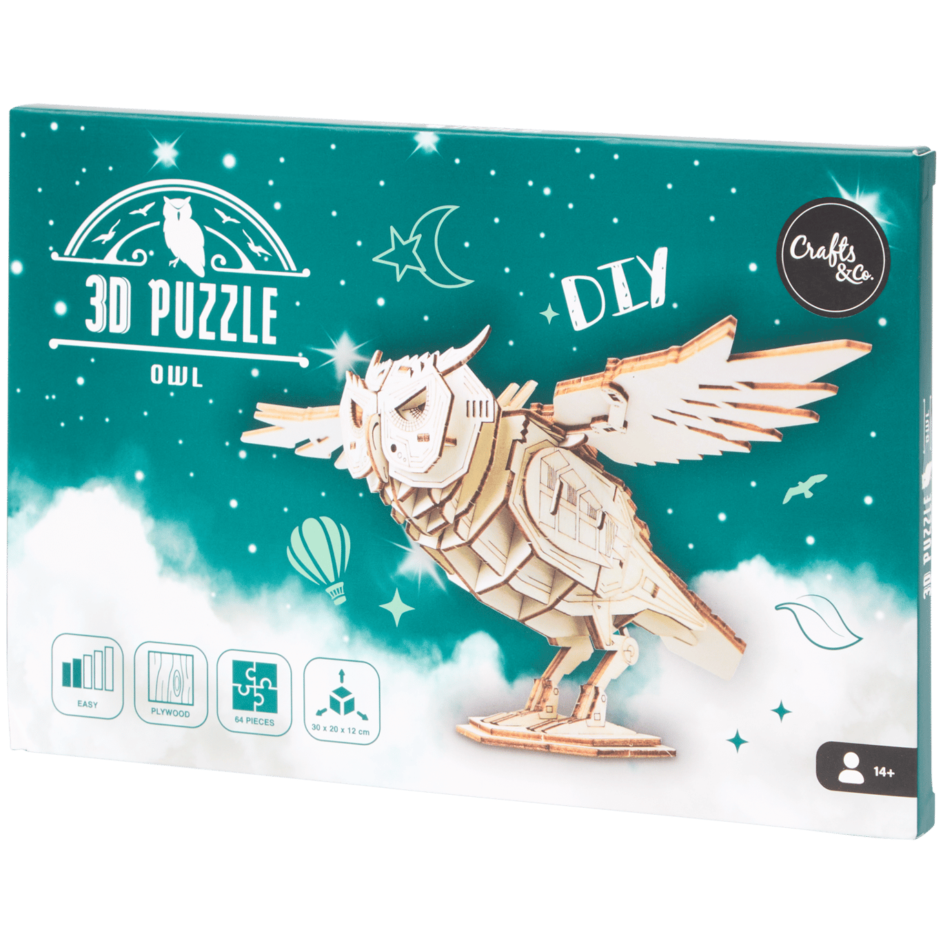 Dřevěné 3D puzzle