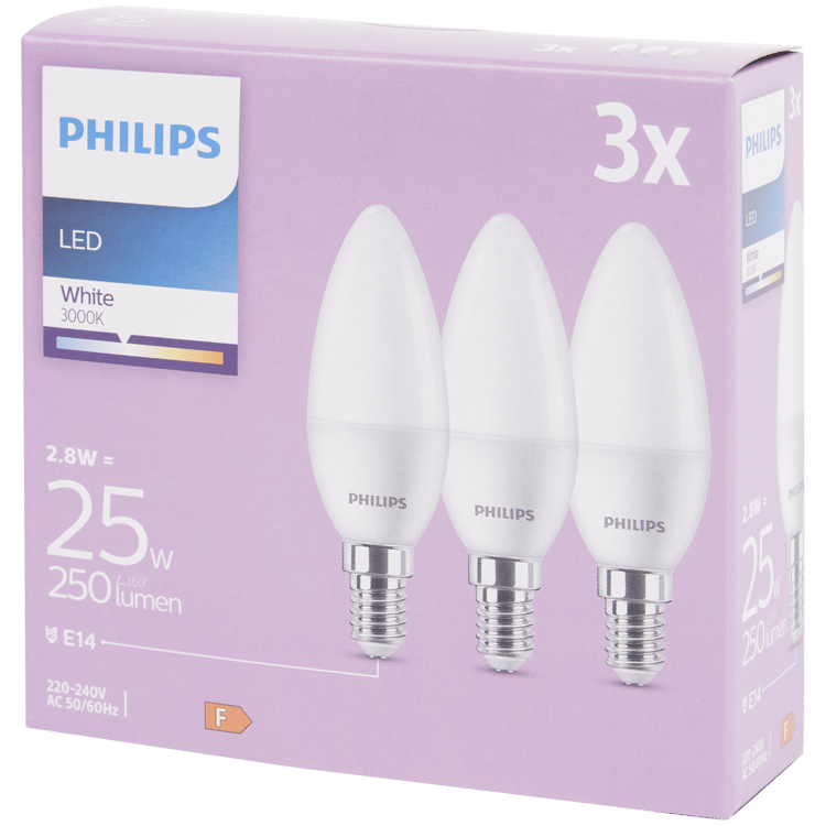 Bombillas con forma de vela Philips