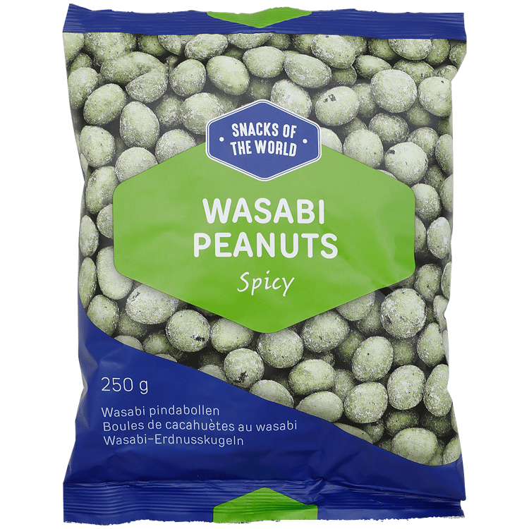 Cacahuètes au wasabi Snacks of the World Spicy