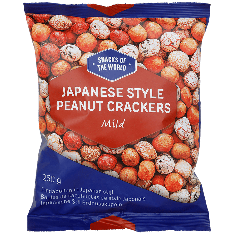 Arašidové guľôčky v japonskom štýle Snacks of the World Mild