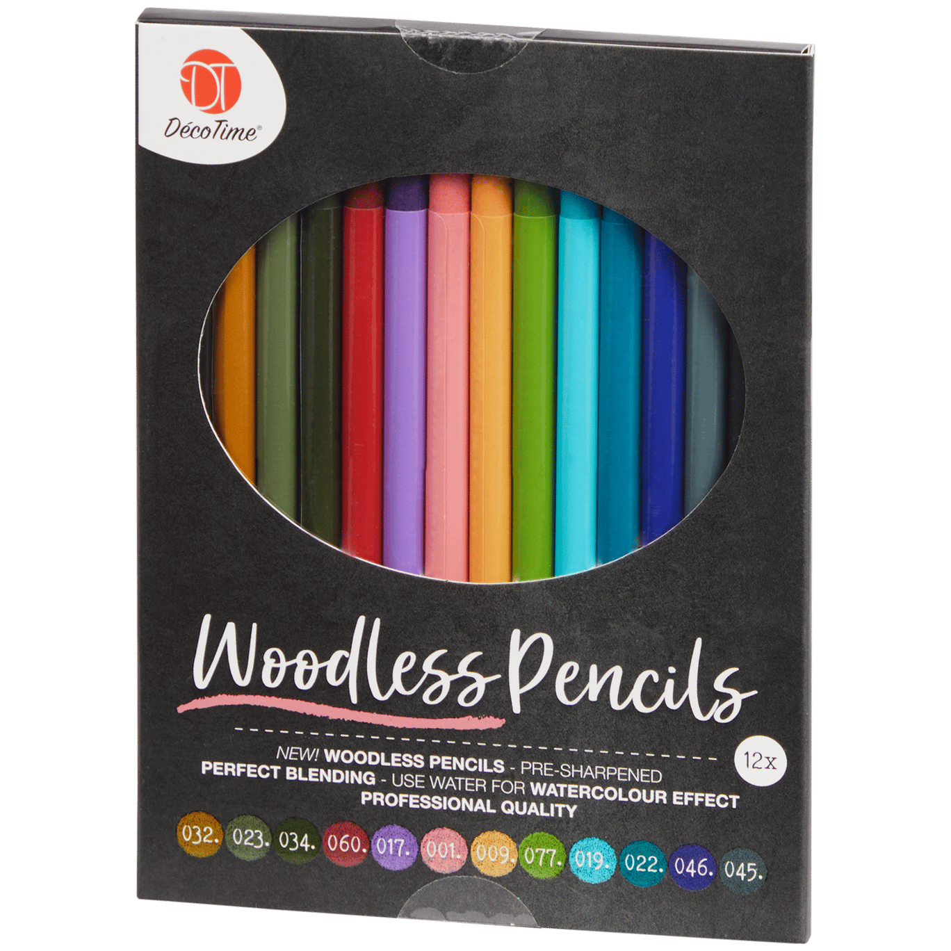 Crayons de couleur sans bois DécoTime