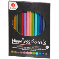 Crayons de couleur sans bois DécoTime
