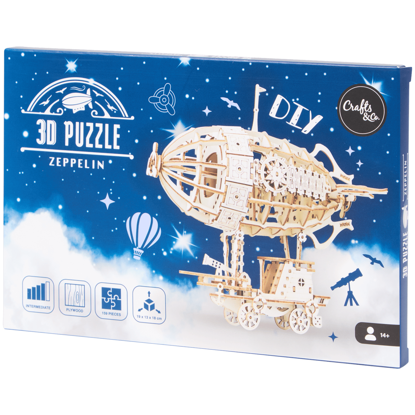 Puzzle 3D em madeira