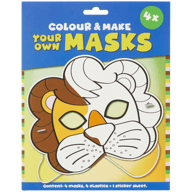 Crea y colorea tu propia máscara
