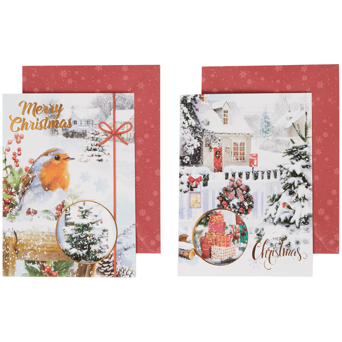 Tarjetas navideñas de lujo