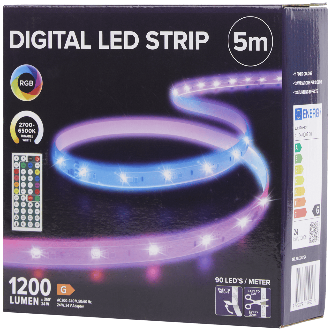 Eurodomest LED-Streifen 24 Watt 1200 lm