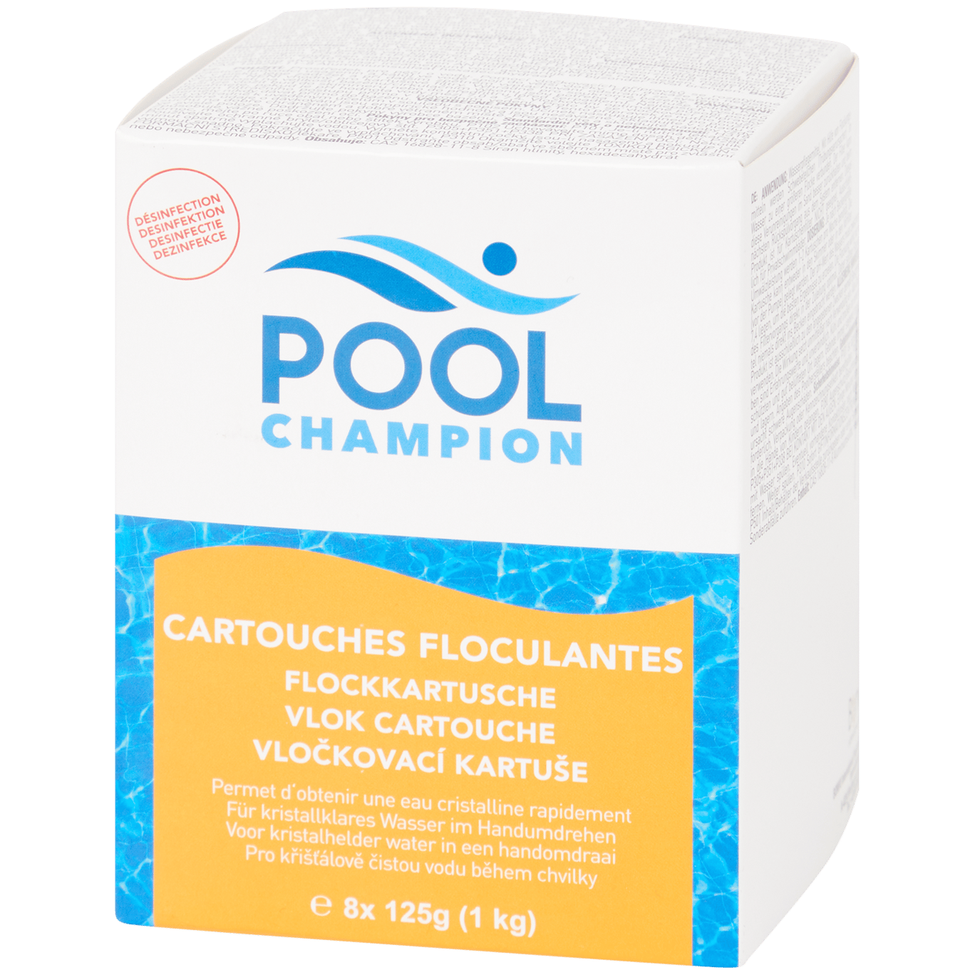 Vločkovací kartuše do bazénu Pool Champion