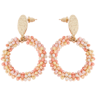 Boucles d’oreilles avec perles