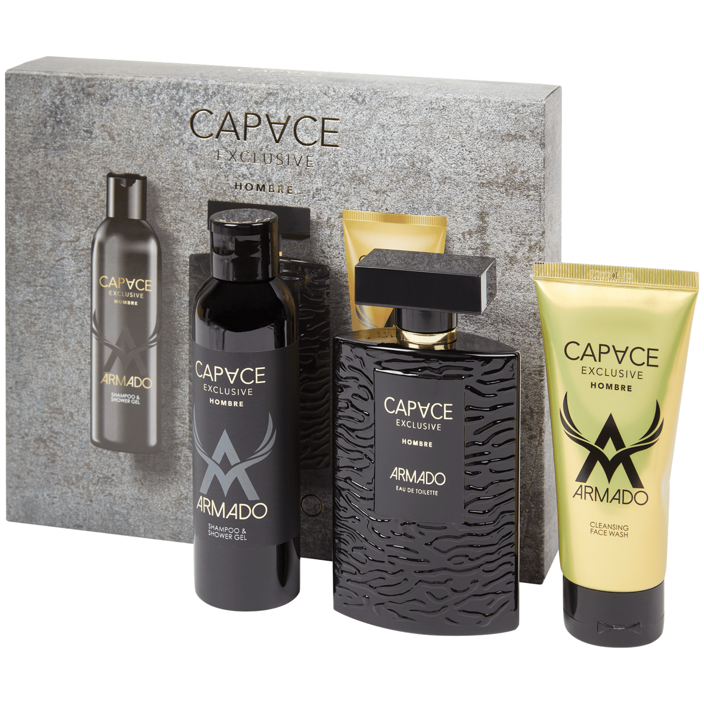 Coffret cadeau Capace Exclusive Hombre Lucius 3 pcs Action LU