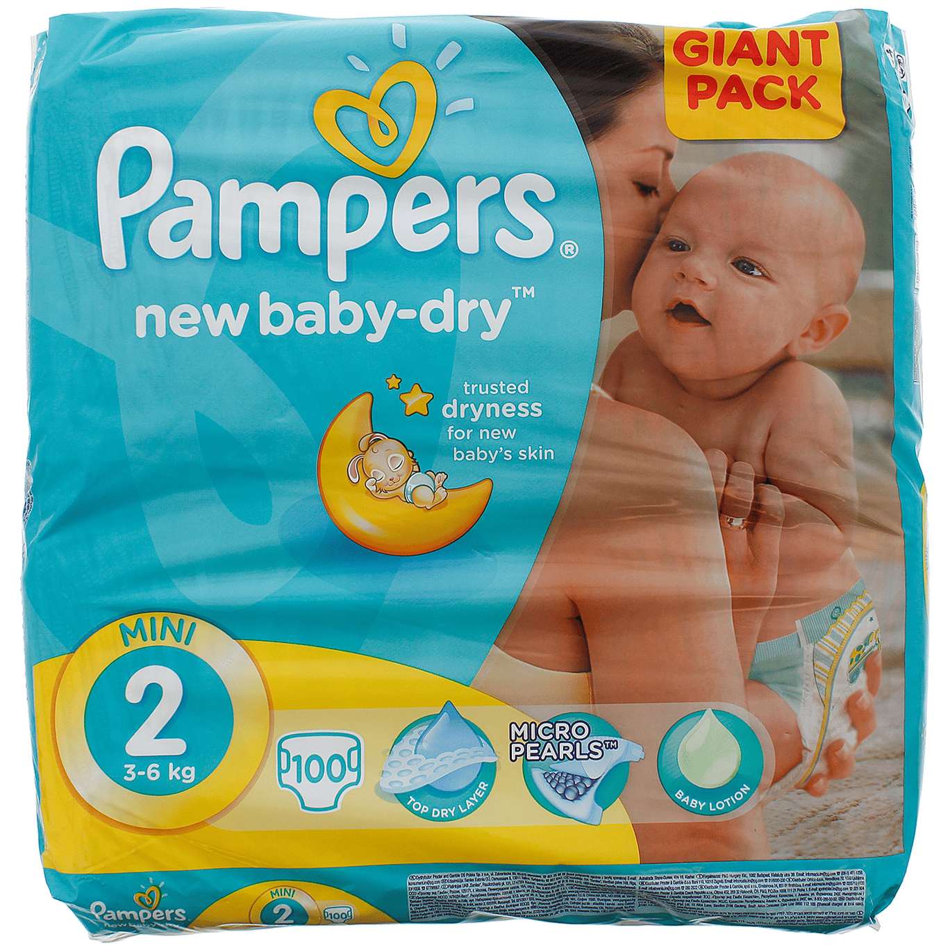 Pampers, Baby Dry, Langes, Taille 4, Mega pack, 86 pc