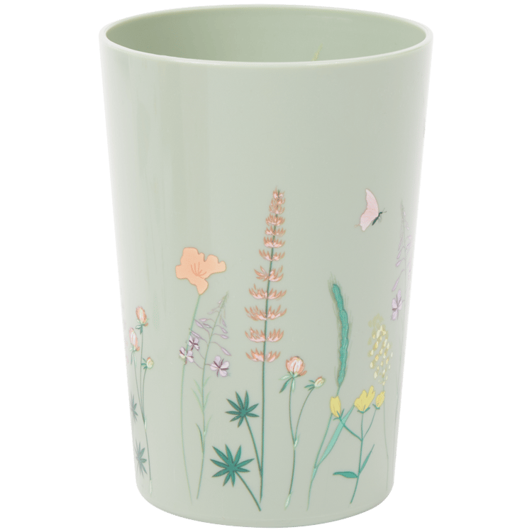 Vaso de plástico con estampado de jungla