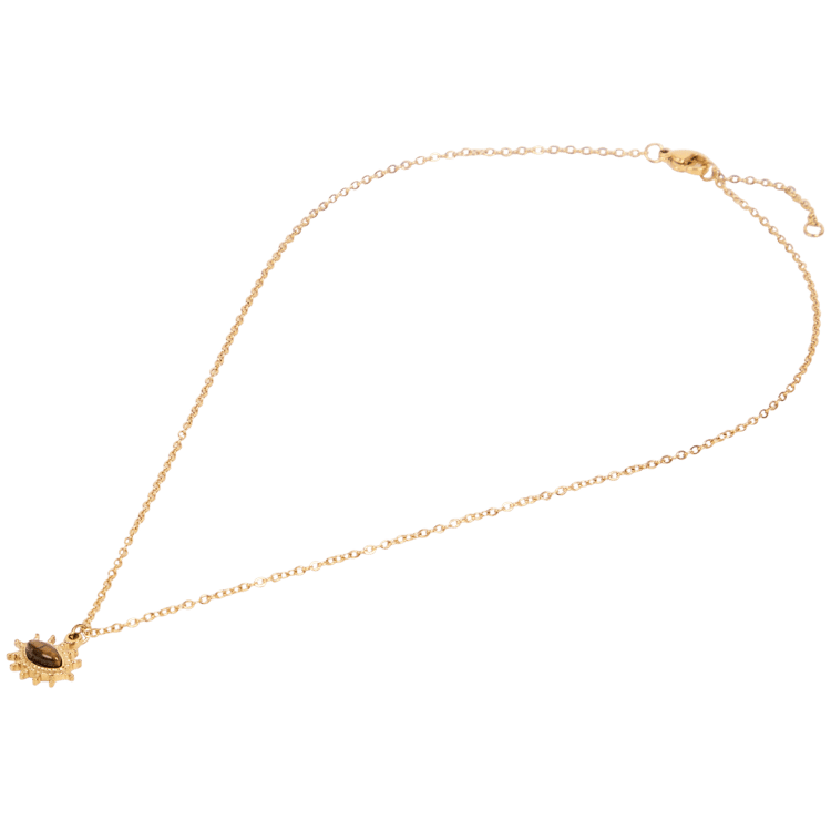 Collier avec pierre précieuse