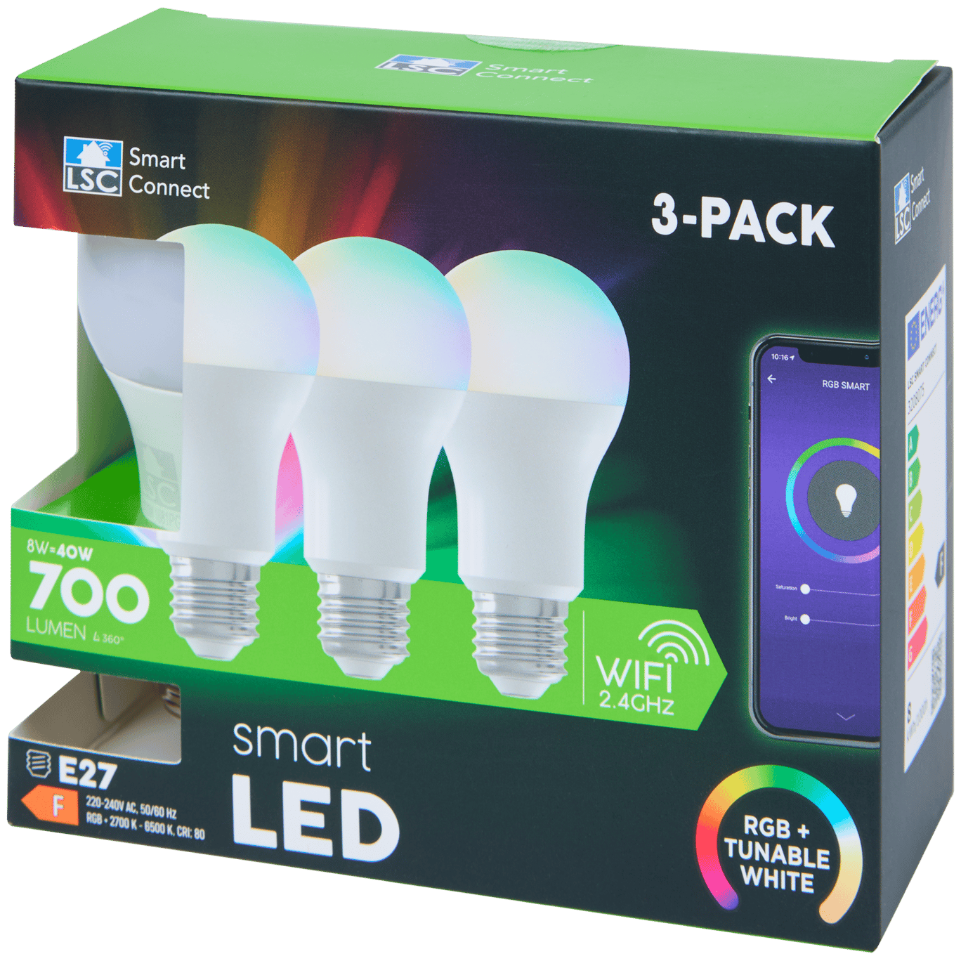 Luzes LED inteligentes LSC Smart Connect