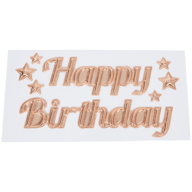 Vetrofania Happy Birthday Party Universe