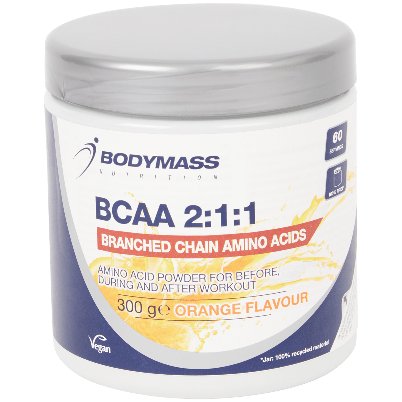 BCAA 2:1:1 proszek Bodymass Pomarańcza