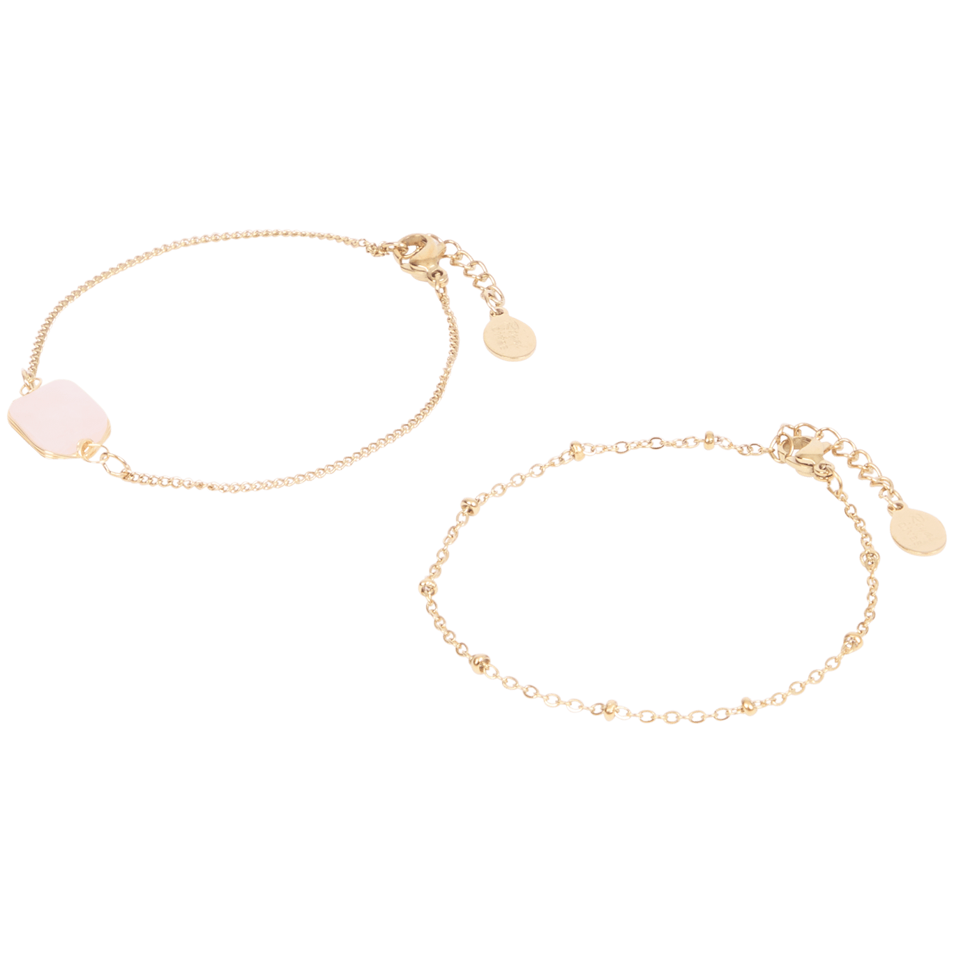 Bracciali placcati oro con pietra preziosa