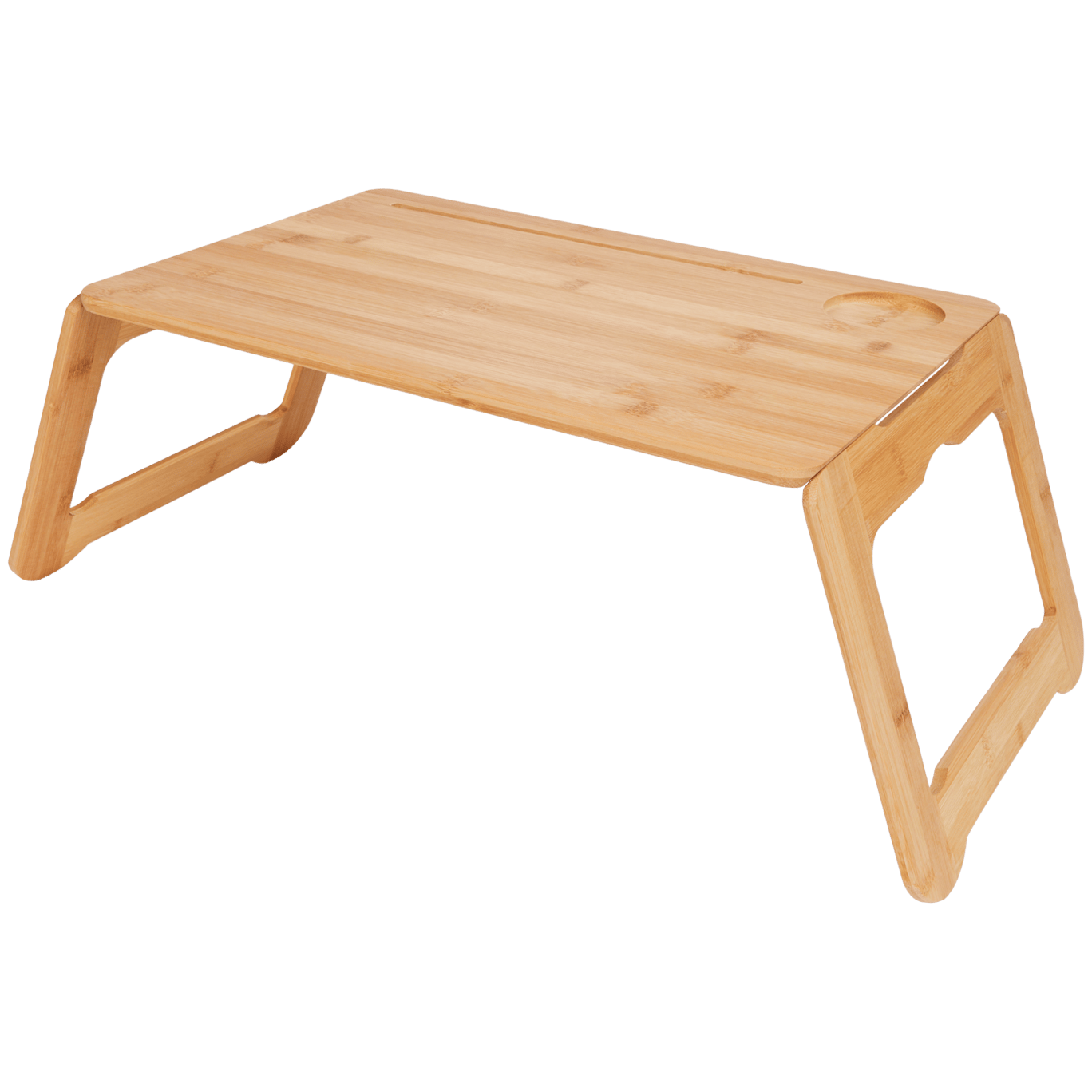 Bambusowy stolik pod laptopa