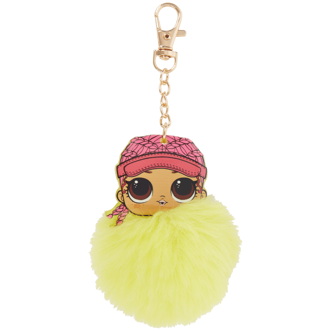 Porte-Clés Peluche Mignon Avec Pompon - Lot De 2 Pour Enfants Et Filles, Déco Sac Ou Clés