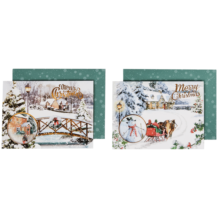 Cartes de Noël de luxe