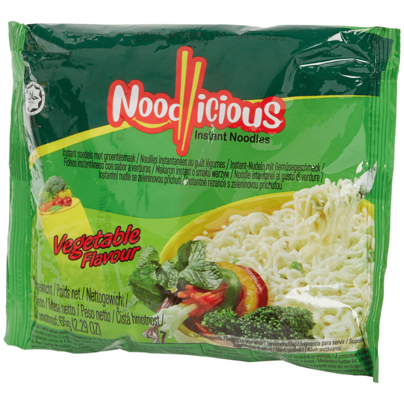 Noodles instantâneos Vegetais
