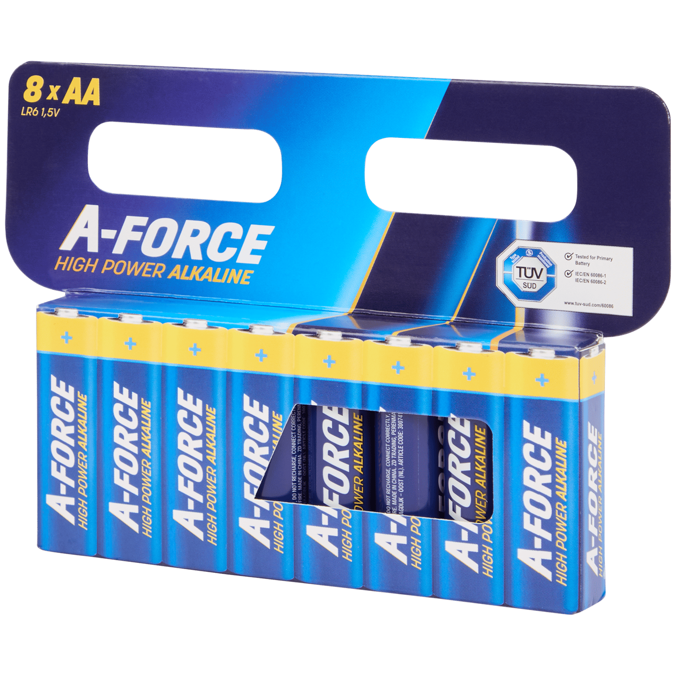 A-Force High Power Alkaline batterijen AA