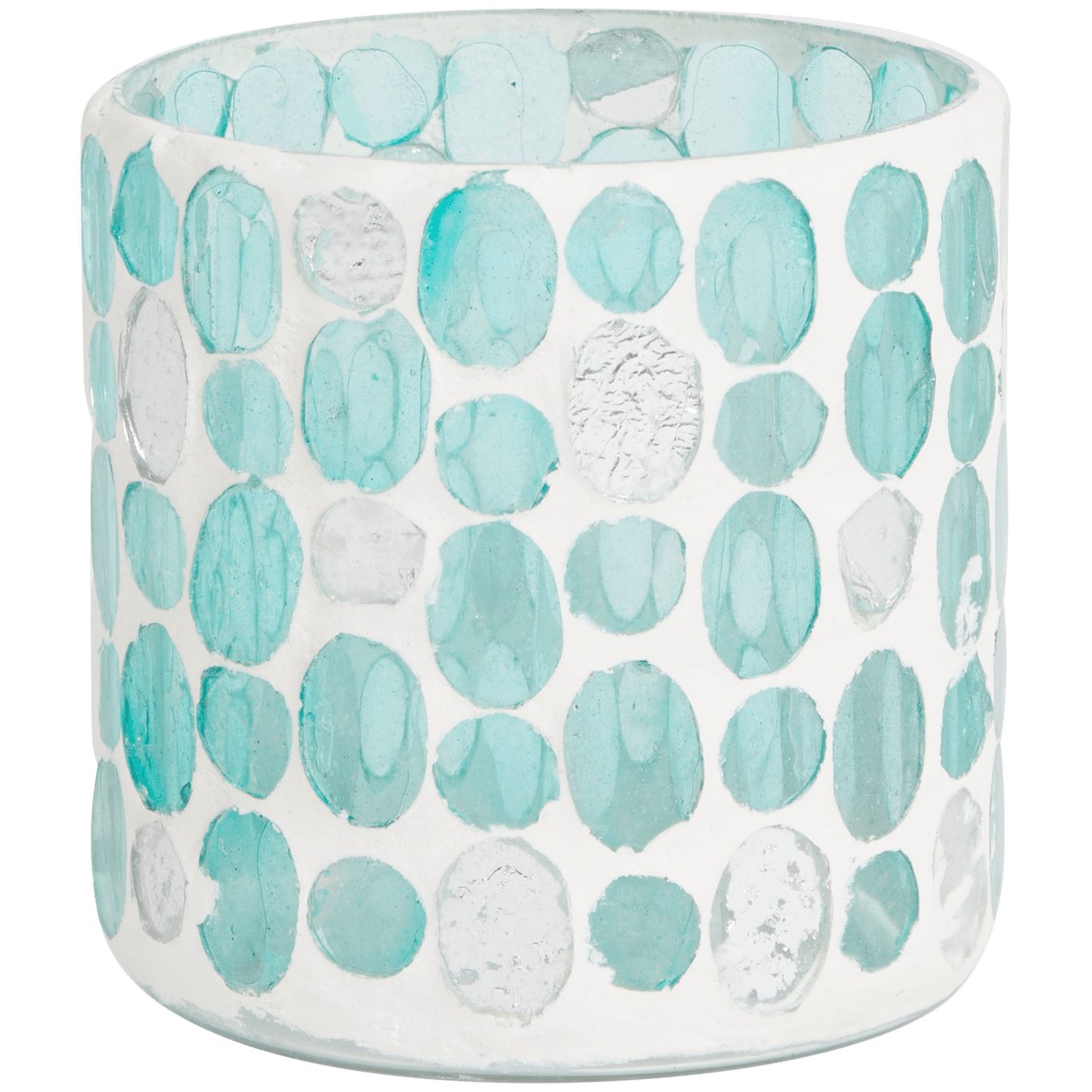 Portavelas de mosaico para velas de té