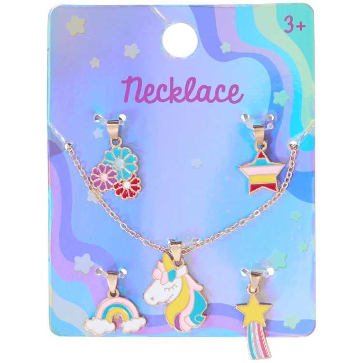 Collier pour enfant avec pendentifs interchangeables