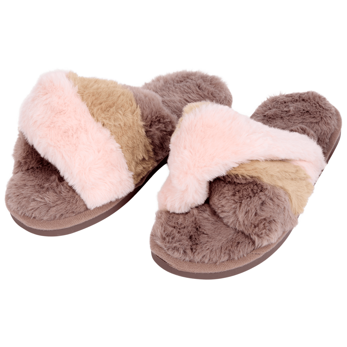 Fluffy slippers