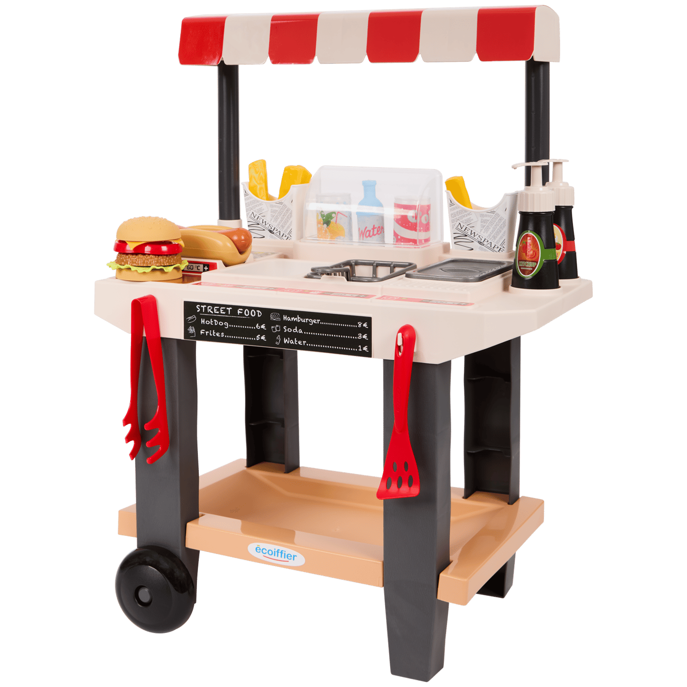 Set gioco bancarella streetfood Écoiffier