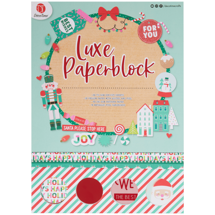 Bloc de papier de luxe DécoTime 