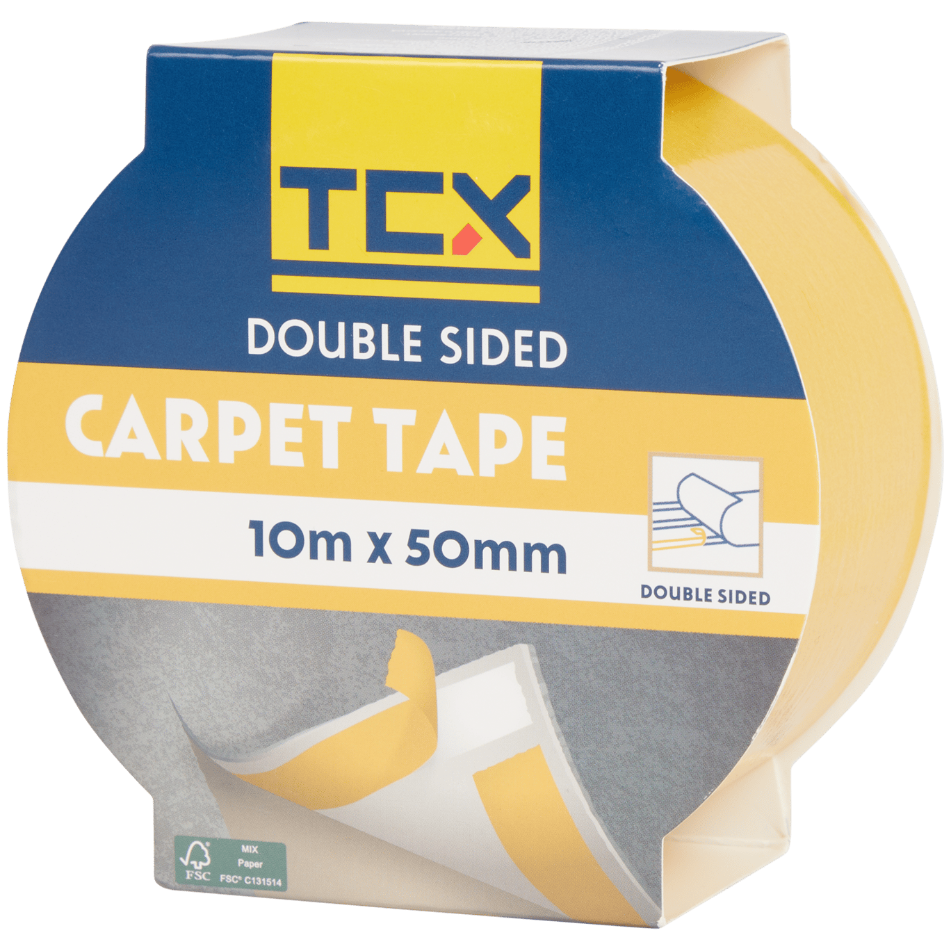 Cinta adhesiva para alfombras TCX