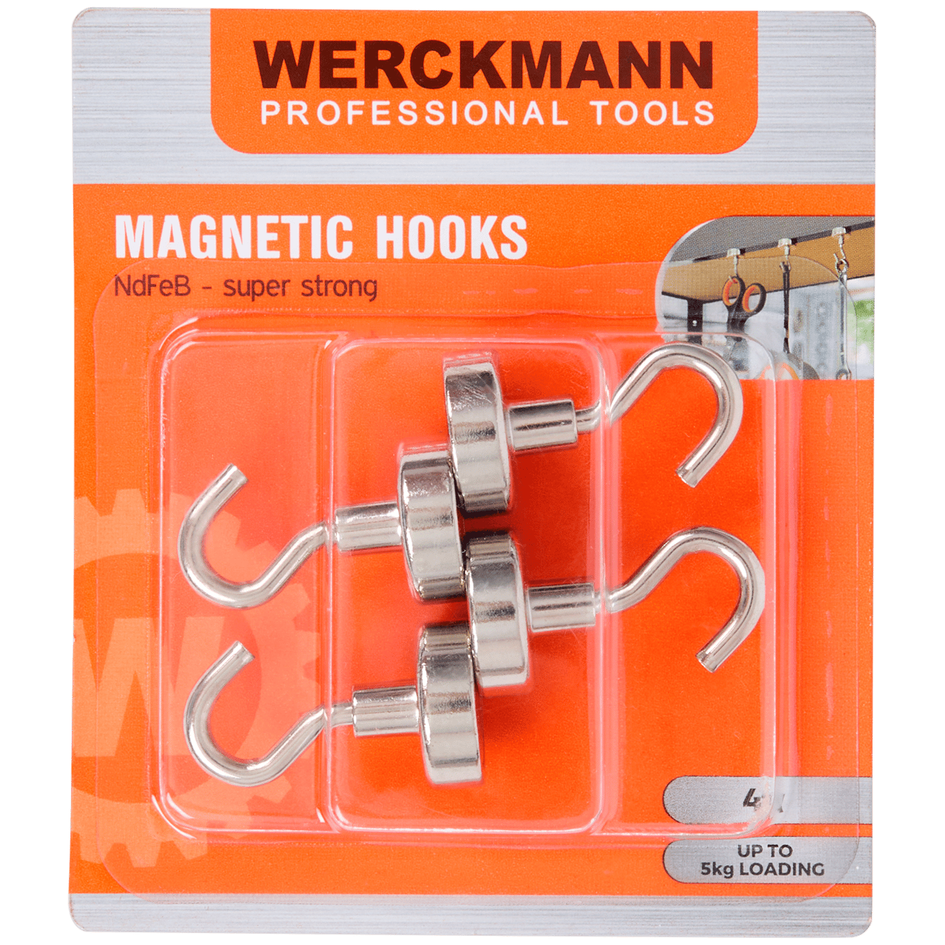 Magnetické háky Werckmann