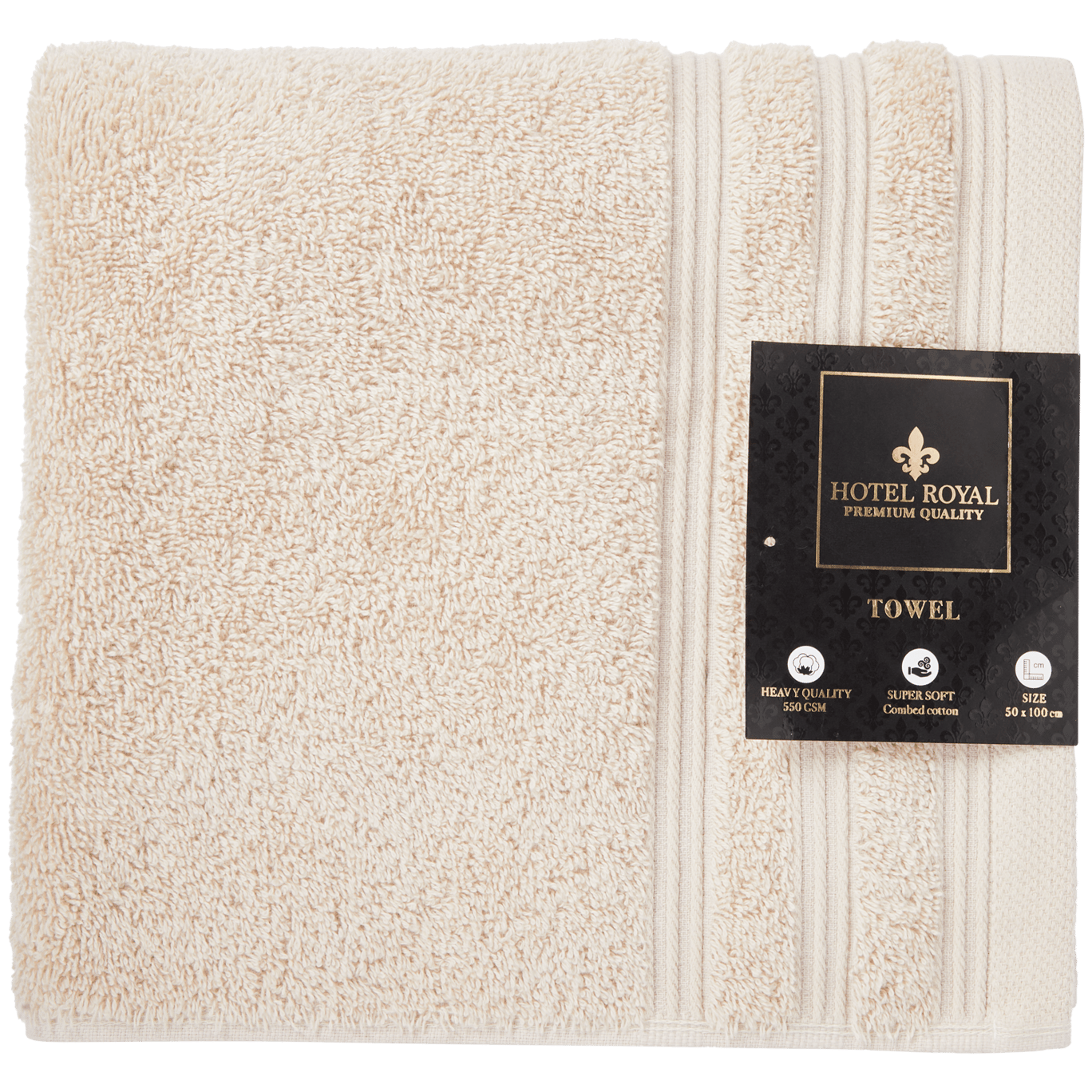 Serviette Hotel Royal Beige