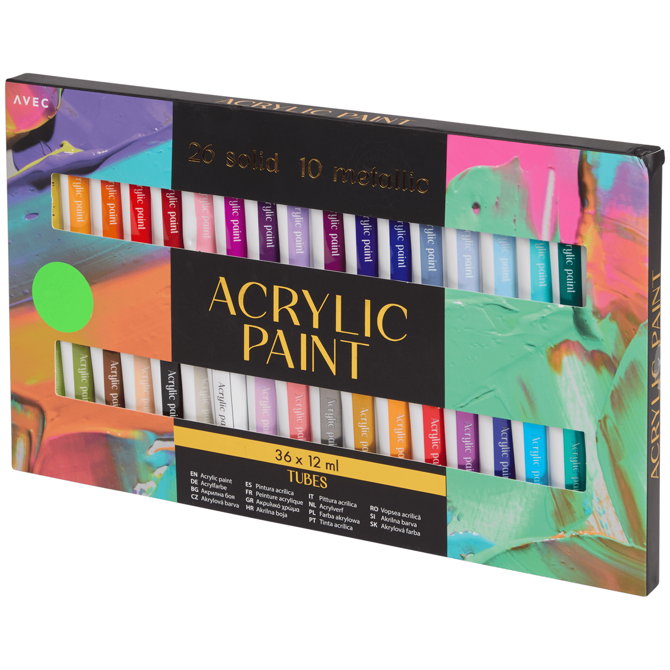 Set colori acrilici Avec