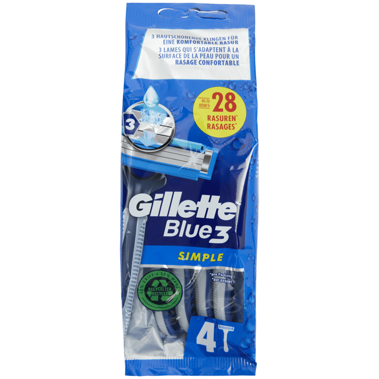 Gillette Blue3 Einwegrasierer Simple