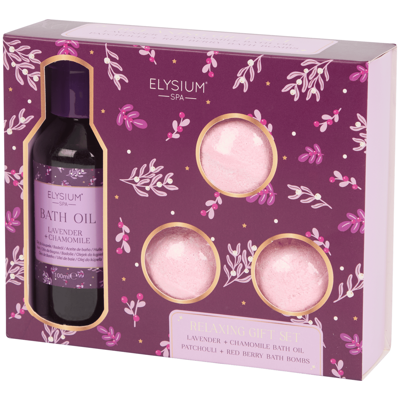 Coffret huile et bombes de bain Elysium Spa