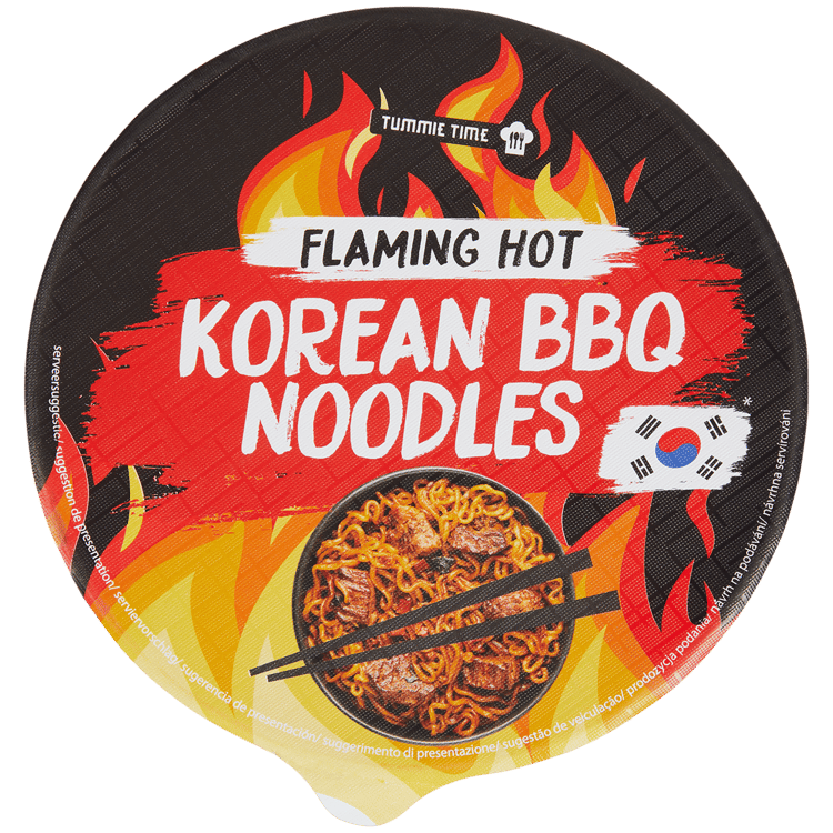 Korejské nudle BBQ