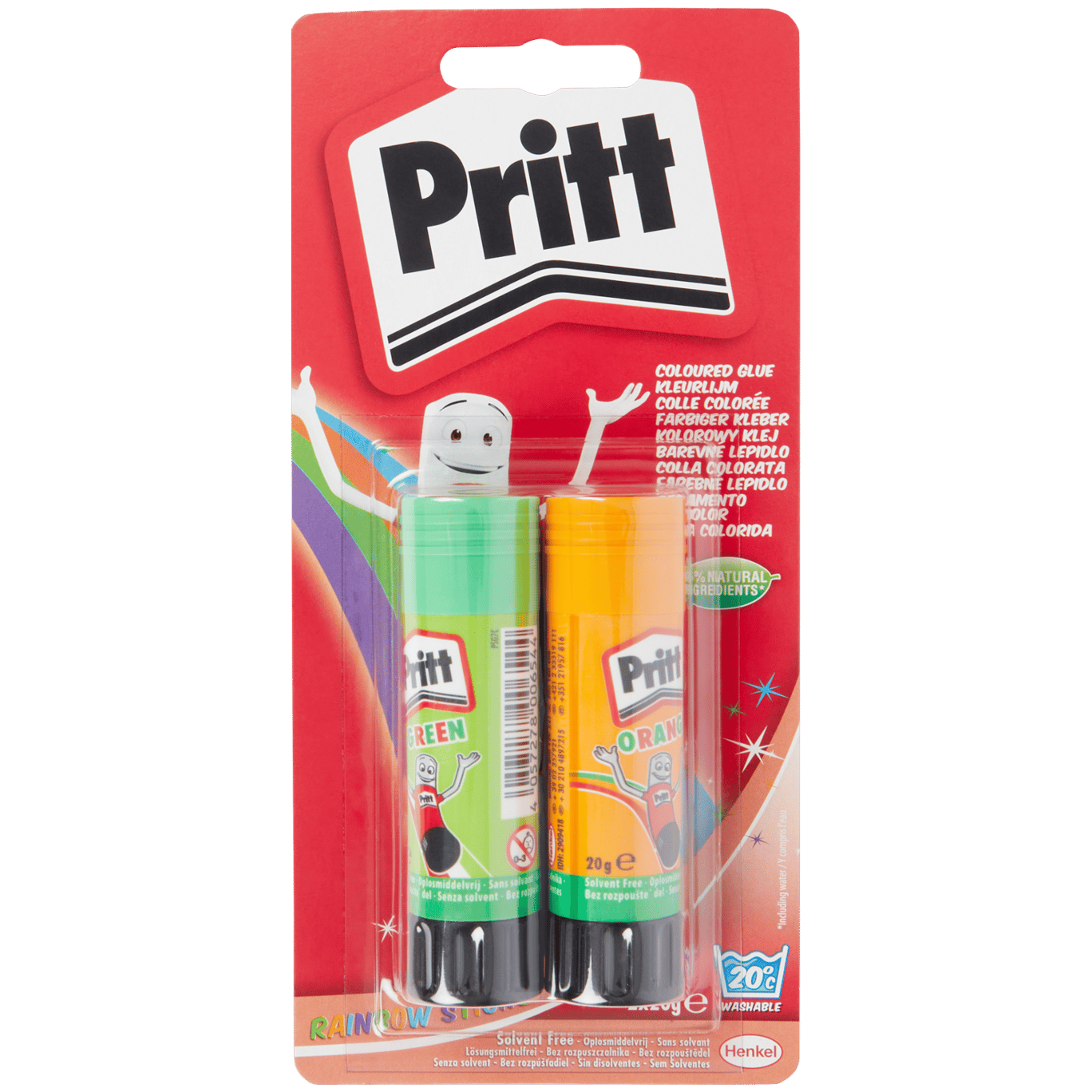 Cola colorida Pritt