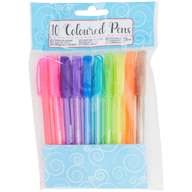 Kolorowe długopisy