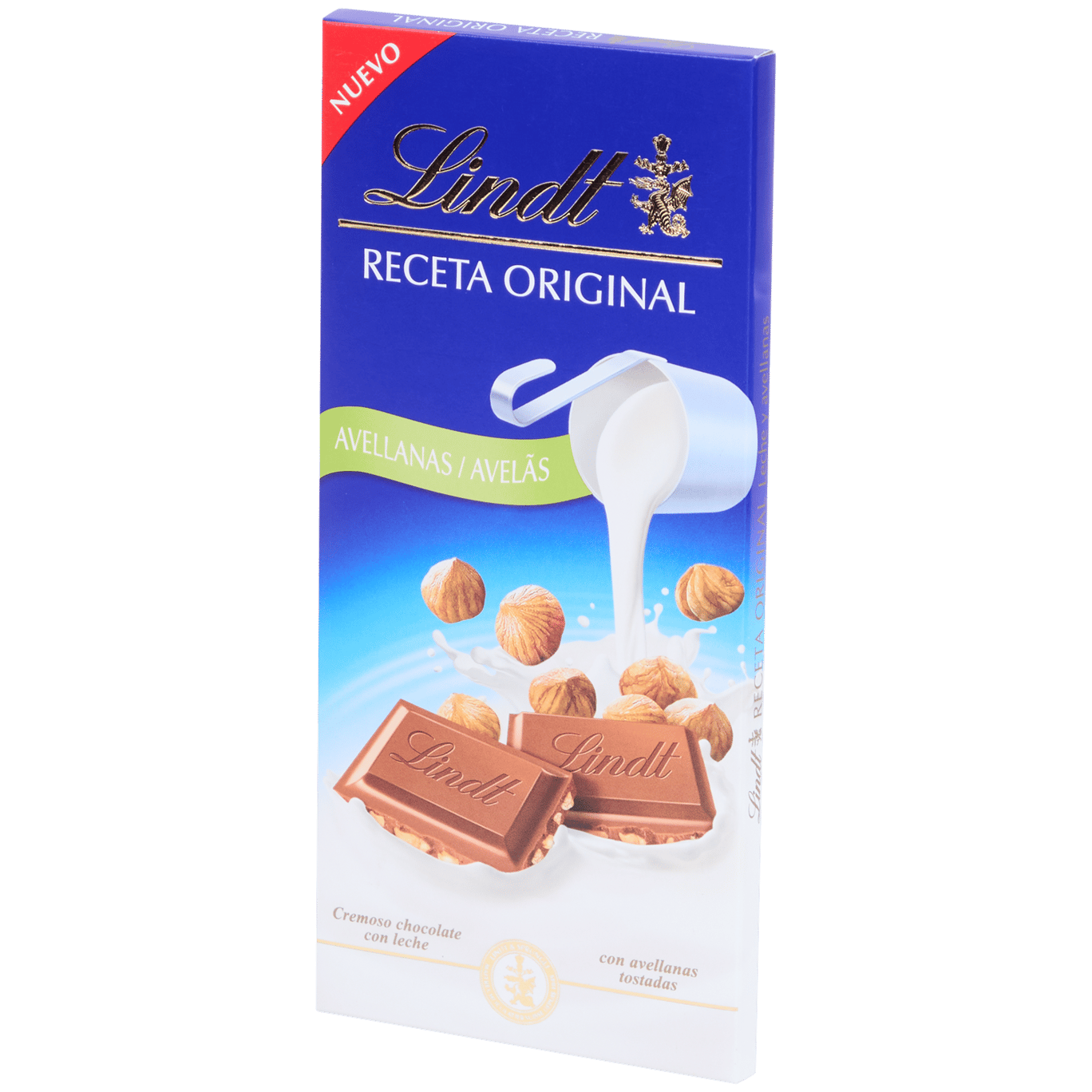 Tablette de chocolat au lait Lindt Noisette