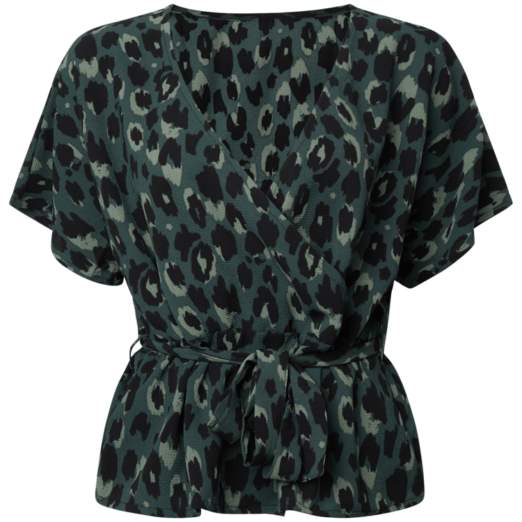 Blusa a portafoglio